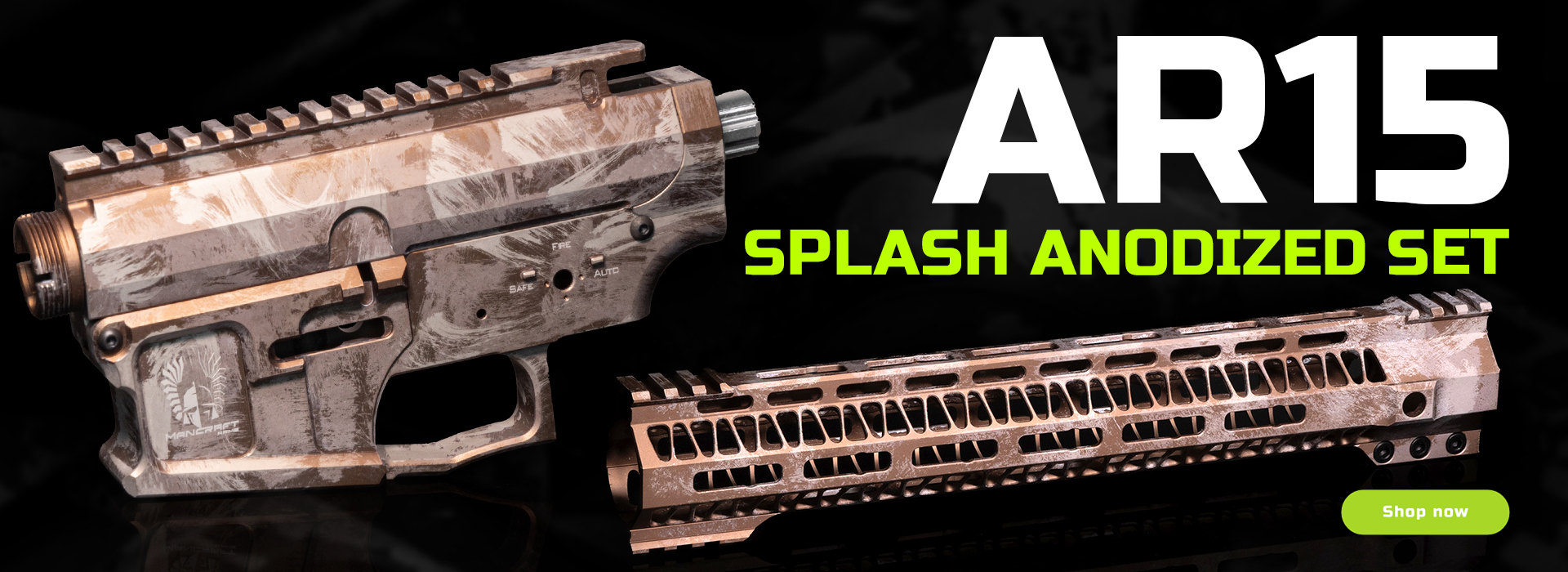 Mancraft CNC AR15 Splash Anodized set